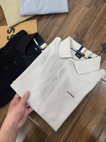 BOSS Piqué Polo Shirt 100% Cutton