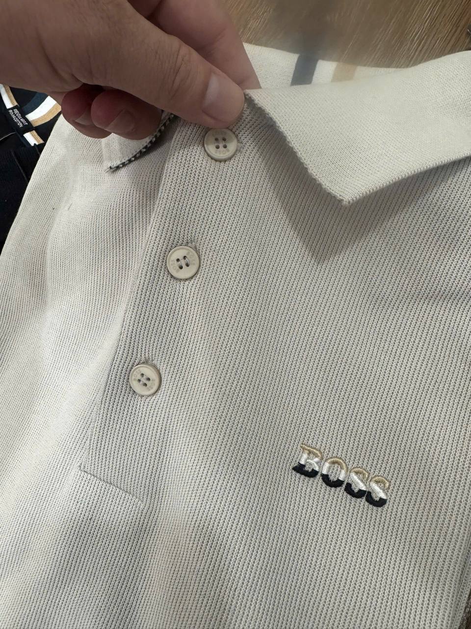 BOSS Piqué Polo Shirt 100% Cutton